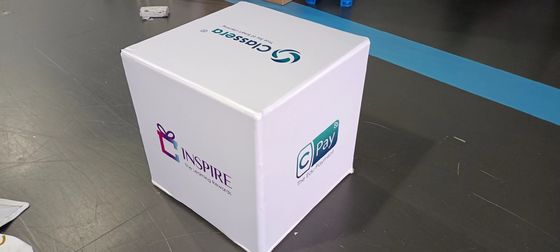 31&quot;x 24&quot; ट्रेड शो हैंगिंग बैनर डबल साइडेड हैंगिंग साइन्स