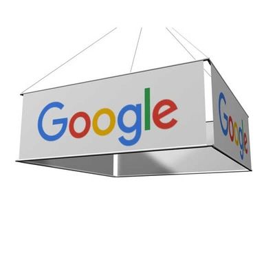 72&quot; X 36'' लाइट EZ ट्यूब स्क्वायर हैंगिंग बैनर ट्रेड शो हैंगिंग साइन 40Ibs