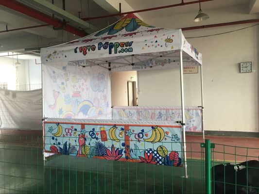 विज्ञापन के लिए 3x4.5m मार्की आउटडोर कैनोपी टेंट फोल्डेबल गज़ेबो पॉप अप